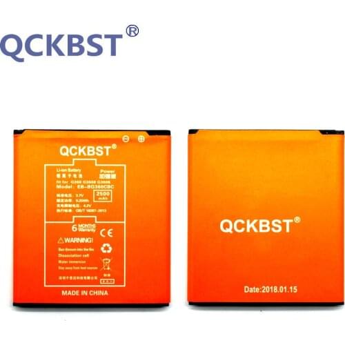New EB-BG360CBC 2500mAh Battery For Samsung Galaxy Core Prime G360 G3608 G3606 G3609 Galaxy J2 Win 2 Duos TV SM-G360BT