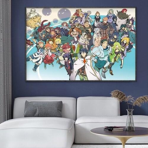 SP070 Silk Cloth Wall Poster Log Horizon Animation Art Home Decoration Gift