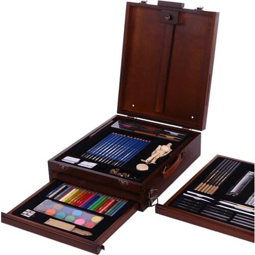 Art Design Sketch Painted Set Beginner Professional Art Portable Painting Box Painting Tools Gift Colored Pencil Art Supplies