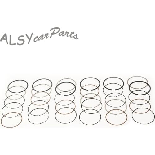 11257548413 800055010000 6x Piston Rings STD Φ82mm For BMW N52B25 2.5L L6 E90 E92 E93 325i F10 523i E83 xDrive25i E89 sDrive23i