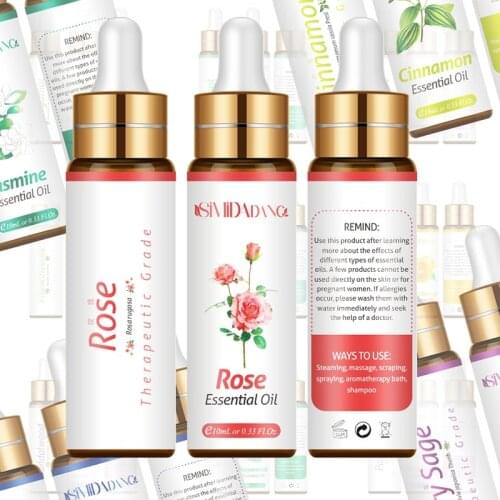 10ml Plant Essential Oils Pure High Quality Essential Oils For Diffuser Yoga Massage Plant Essential Oils And Diy Personal Care