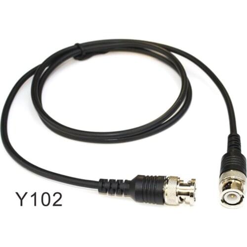 BNC Male To Dual Alligator Clip Oscilloscope Test Probe Cable Connector