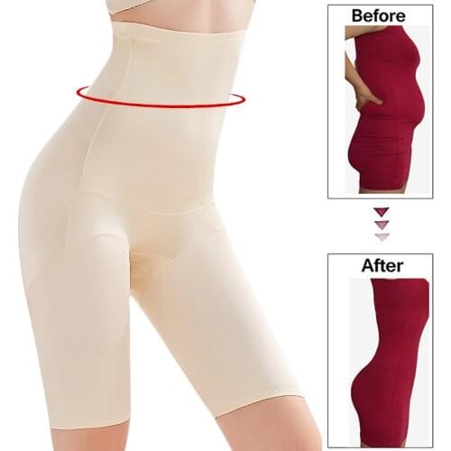 High Rise Control Panties Buttocks Lifter Women Sexy Body Shapewear Thighs Shaping Underwear Flat Belly Compression Shapers