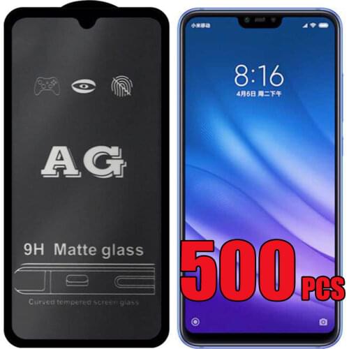 500pcs AG Matte 9H Tempered Glass Anti-Fingerprint Screen Protector For Samsung Galaxy A01 A11 A21 A31 A41 A51 A61 A71 A81 A91