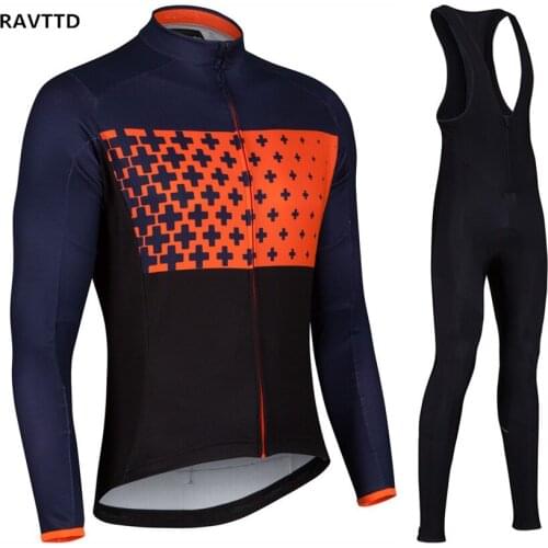 Winter Thermal Fleece Cycling Jersey Sets Ropa ciclismo Invierno Long Men Cycling Clothing Bike Bicycle MTB Cycle Clothing