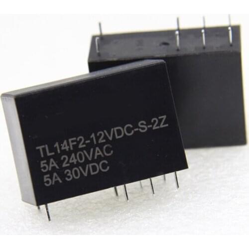 1PCS 12V Relay 8 Feet 5A Two Open and Two Closed Relay 24v8 Feet 14F2 High Current SMI-12VDC-SL-C