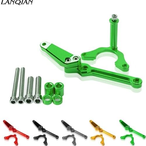 Motorcycle Steering Steer Damper Stabilizer Mount Mounting Bracket Kit Support For Kawasaki Z 900 Z900 2017 2018 CNC Aluminum