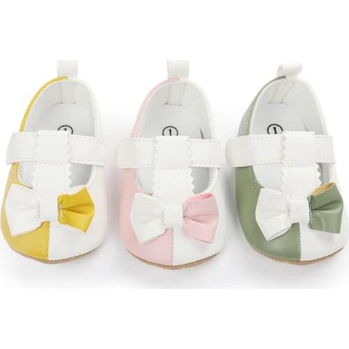 Baby Sweet PU Leather Shoes Infant Girl Moccasins Moccs Shoes Bow Fringe Soft Soled Non-slip Footwear Ins Crib Shoes