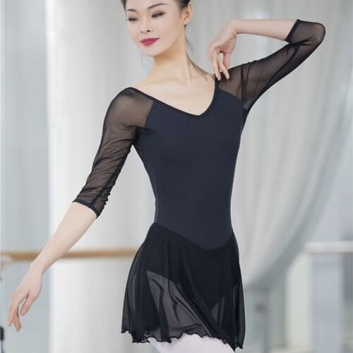 Ballet practice clothing adult dance clothing female Basic Training art test body gymnastics clothing air yoga jumpsuit with