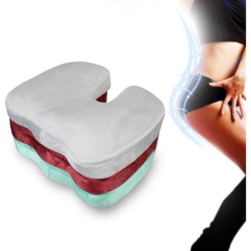 Coccyx Orthopedic Memory Foam Seat Cushion chair for Office Car or Home Use bottom seats Massage cushion anti-decubitus