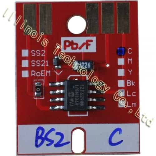 Chip permanent for Mimaki JV33 BS2 Cartridge 4 colors CMYK printer parts