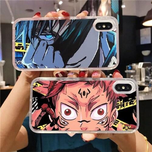 Jujutsu Kaisen Sukuna Gojo Satoru Phone Case For Samsung Galaxy A 3 5 7 8 10 20 21 30 40 50 51 70 71 E S 2016 2018 transparent