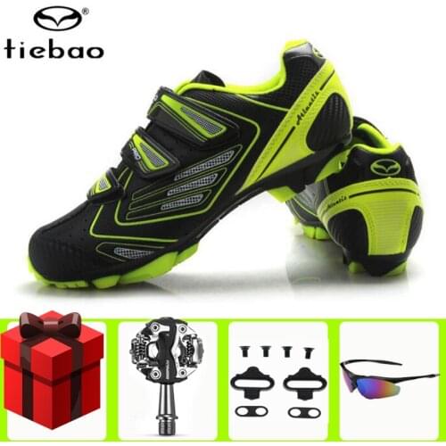 Tiebao Sapatilha Ciclismo Mtb Cycling Shoes Men Breathable Outdoor Mountain Bike Women Racing Bicycle Self-Locking Sneakers