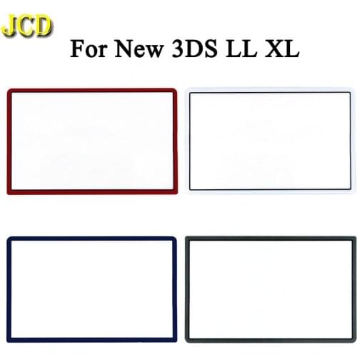 JCD Top Upper Screen Lens LCD Screen Cover For Nintend New 3DS LL/XL Front LCD Screen Frame Lens Cover For New 3DSXL 3DSLL