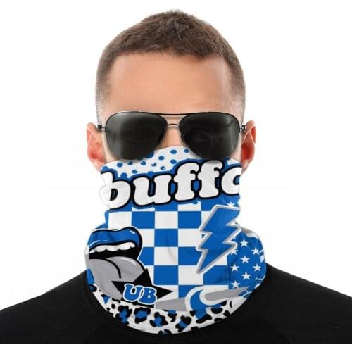 Buffalo Magic Scarf Neck Face Mask Unisex Fashion Tube Mask Neck Bandana Protective Headband Biking Hiking