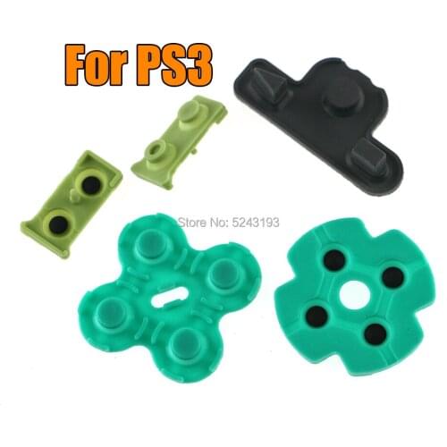 2sets For ps3 Controller conductive rubber for Playstation 3 Soft Rubber Silicon Conductive Button Pad Replacement