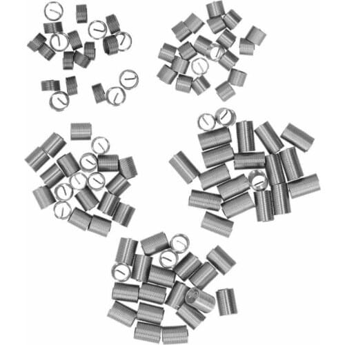 20Pcs Thread Repair M14 x 1.25 Spiral Circle Insert Reducer Nut Threaded Expand Socket Set Wire Thread Insert