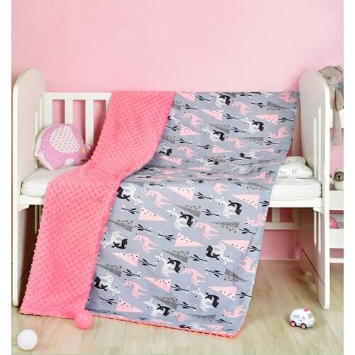 80*100cm Cotton Baby Swaddling Soft Newborns Cribs Blanket Stroller Blanket Cartoons Muslin Diapers Baby Swaddle Wrap Blankets