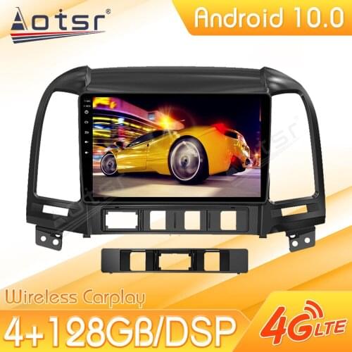Android Car Multimedia Stereo Player For Hyundai Santa Fe 2006 - 2012 Tape Radio Recorder Auto GPS Navi Head Unit No 2Din 2 Din