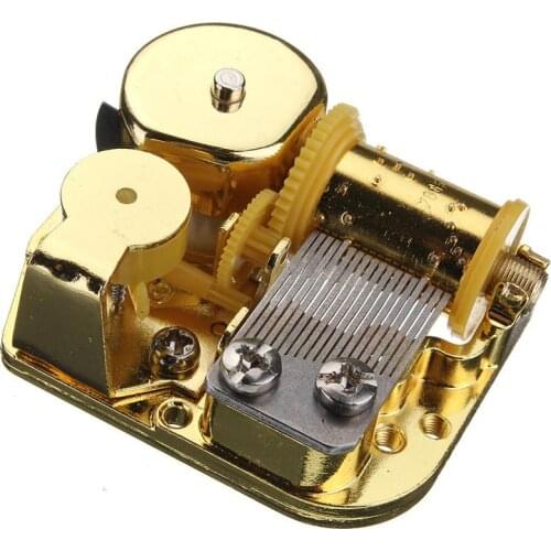 BABYSYLSRL gold-plated movement mini music box accessories DIY parts music player