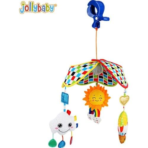 Baby Toys Bed Crib Stroller Plush Rattles Toys for 0-12 Months Infant Newborn Educational Crib Mobile Children Jollybaby