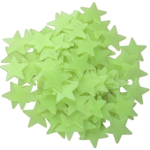 Home Decor 100PCS/Set Home Wall Ceiling Glow In The Dark Stars Stickers Decal Baby Kids Bedroom Home Stickers Decor Hot Sale