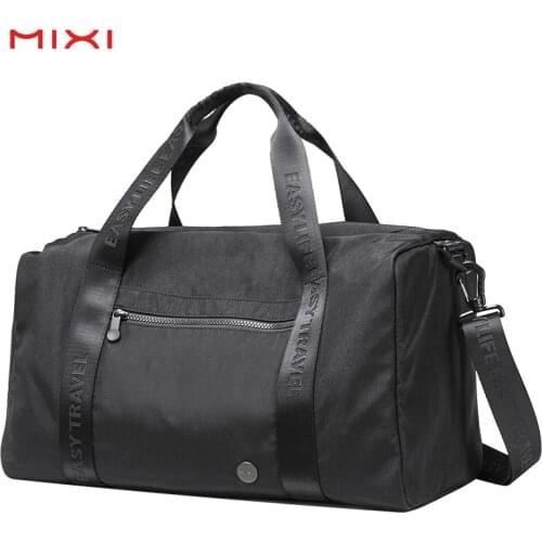 Mixi Travel Duffle Bag Men Women Luggage Handbag with Handle Shoulder Belt Shoes Pocket Fitness Gym Sports Yoga