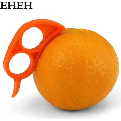 EHEH 1 pc new material orange peelers ABS plastic 3 colors Available tangerine zesters Cleverish fruit lemon slicer 3*8cm EH049