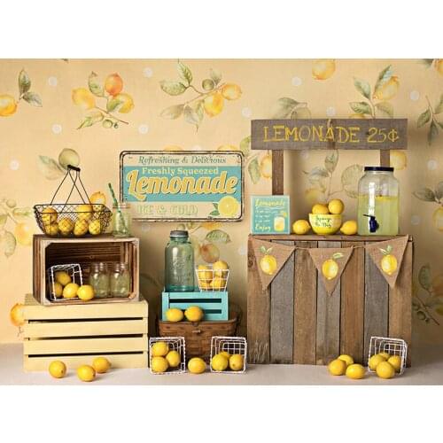 Lemon Wood Flag Rustic Yellow photo backdrop High quality Computer print wall background