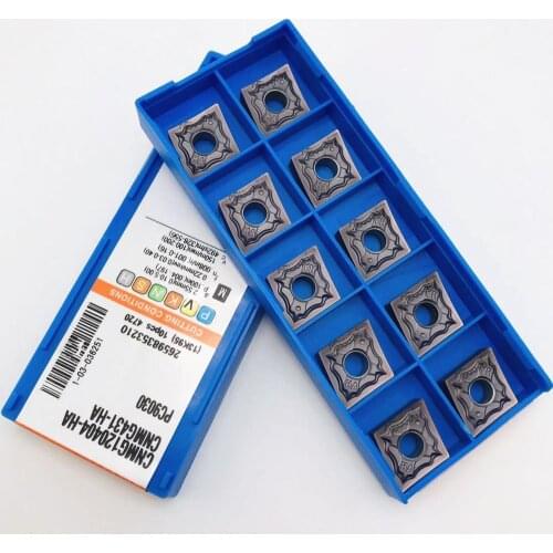 10PCS Carbide Turning Tool CNMG120404 HA PC9030 High Quality CNC Lathe Tool CNMG 120404 Milling Tool External Turning Tool