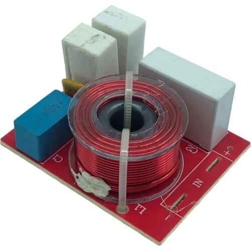 Hot 2 Way HiFi Speaker Frequency Divider 80W Crossover with Junction Box WEAH D222