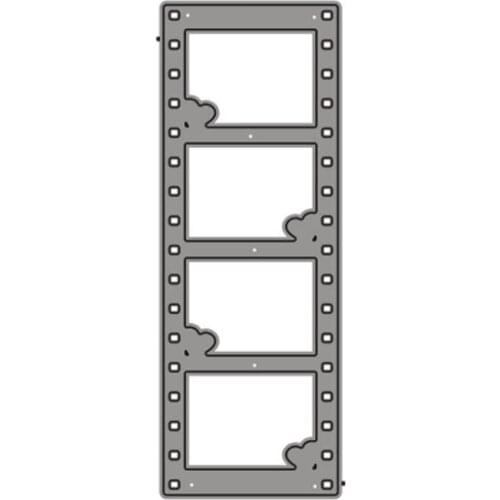 Metal Cutting Dies Rectangle 7 Stencils for DIY Scrapbooking Decorative Embossing DIY Paper Cards