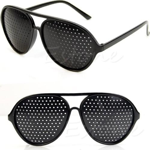 N7MF Anti-Fatigue Vision Care Eyesight Improver Pinhole Glasses Hole EYE Glasses NEW