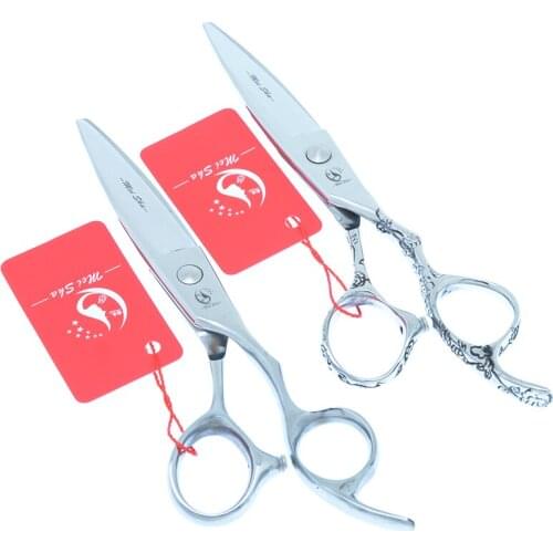 Meisha 6 inch Japan Steel Hair Salon Cutting Shears Barber Haircut Scissors Professional Willow Leaves Hairdressing Tools A0155A