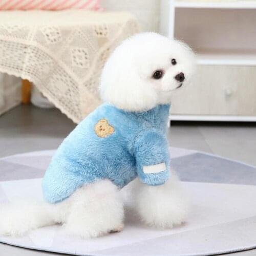 Pullover Soft Pet Dog Winter Warm Clothes Unisex Dog Sweater Close-fitting Pet Clothes