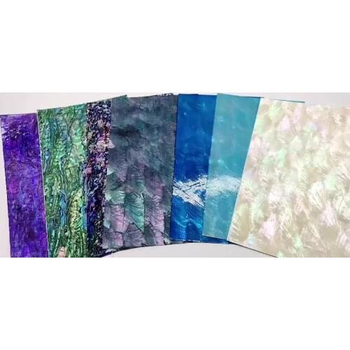 24x14cm Cotton Shell Natural Craft SectorSea Shells Shining Tabaklar Mother of Pearl Abalone Paua Abalone Shell Sheets