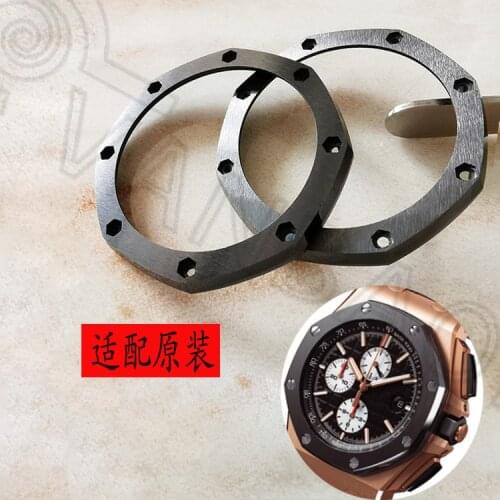 Made for Apparatus fitting AP Epic Royal Oak Offshore 26400 Watch Ceramic Ring Accessories