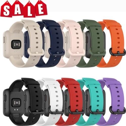 Silicone Strap For Xiaomi Mi Watch Lite Global Version Smart Watch Replacement Sport Bracelet Wristband For Redmi Watch Strap