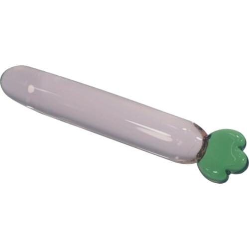 Radish Fruit Glass Anal Plug Pyrex glass dildo crystal prostate sex toys male female adult products
