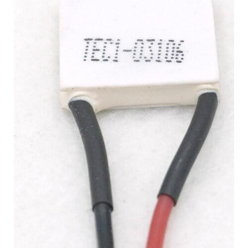 20x20mm TEC1-03106 6A Heatsink Thermoelectric Cooler Peltier Cooling Plate Refrigeration Module