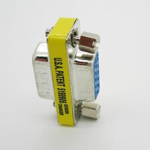 Adapter connector VGA DB15 15 Pin Male Female VGA SVGA Converter Gender #8