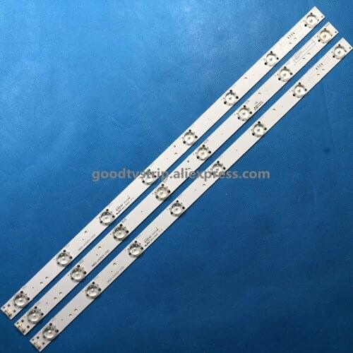 1set=3pieces for 32E320W 32E350E 32E306C led backlight 32inch WS V2.0 8lamps Screen RDL320HY