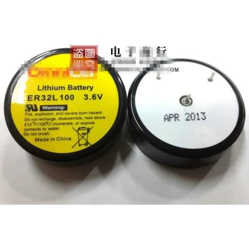 1PCS Lithium Thionyl Chloride Battery Omnicel ER32L100 3.6V Button Industrial Lithium Battery