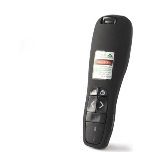 50PCS R400 2.4Ghz USB Wireless Presenter Laser Pointer PPT Remote Control for Powerpoint Presentation (Color: Black)