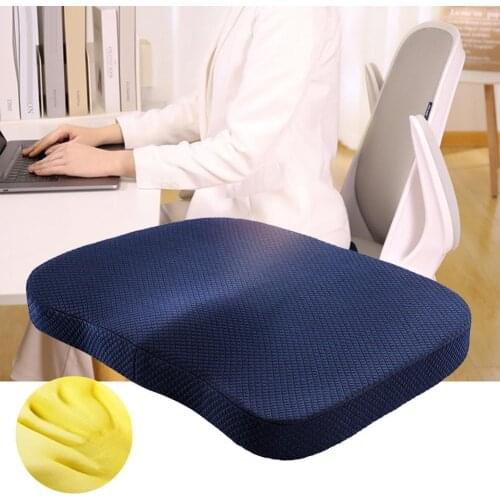 55% Dropshipping!!Breathable Slow Rising Memory Foam Seat Cushion Household Office Mesh Pad Mat