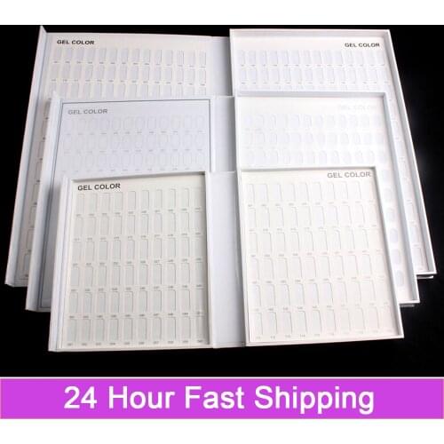 308 Colors Nail Tips Display Book DIY Nail Art Showing Shelf Gel Nail Polish Color Card Chart Painting Dedicated Display Board