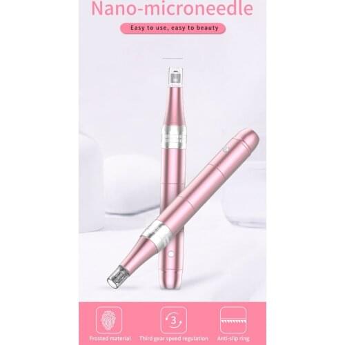 Auto Derma Pen Microneedling Wireless Skin Care Machine Prot Cartridge Needle Therapy Micro Bayonet Embroidery Face Beauty Tool
