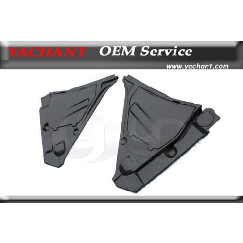 Car-Styling Carbon Fiber Glossy Finish Interior Trim Cover 5Pcs Fit For 08-13 R35 GTR USDM Brake Fuild & Battery Cover Full Kits