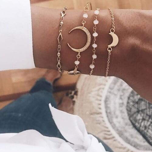 Bird feather Golden Bracelets