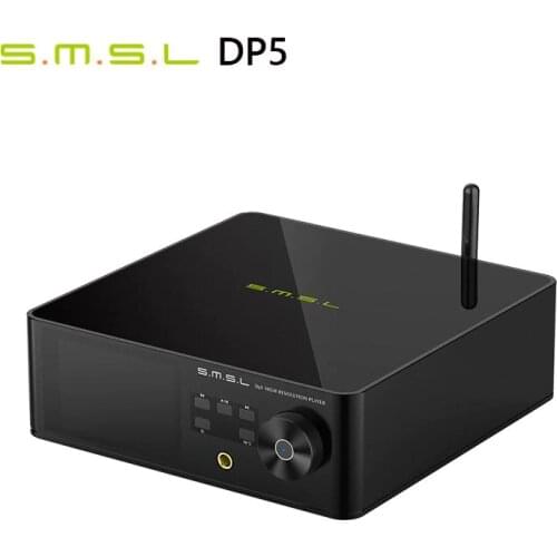 SMSL DP5 Hi-Res MQA DAC Audio Network WiFi HiFi Bluetooth Digital Music Player ES9038PRO DSD AirPlay DLAN Balanced AMP Output